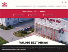 Tablet Screenshot of multialarm.hu